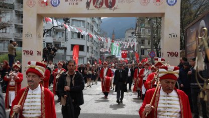 Bursa’da fethin 700’üncü yılı tören ve ziyaretlerle kutlandı