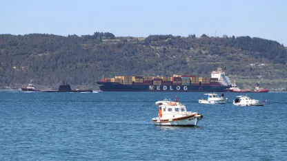 Çanakkale’de gemi arızası