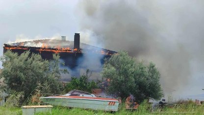 Çanakkale’de yangın çıkan villa kullanılamaz hale geldi