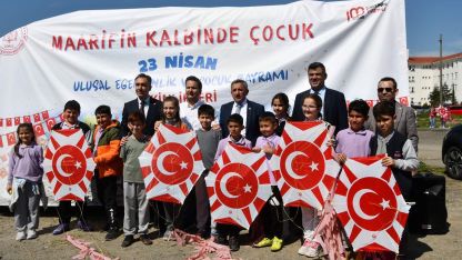 Çorlu'da öğrenciler uçurtma şenliğinde buluştu