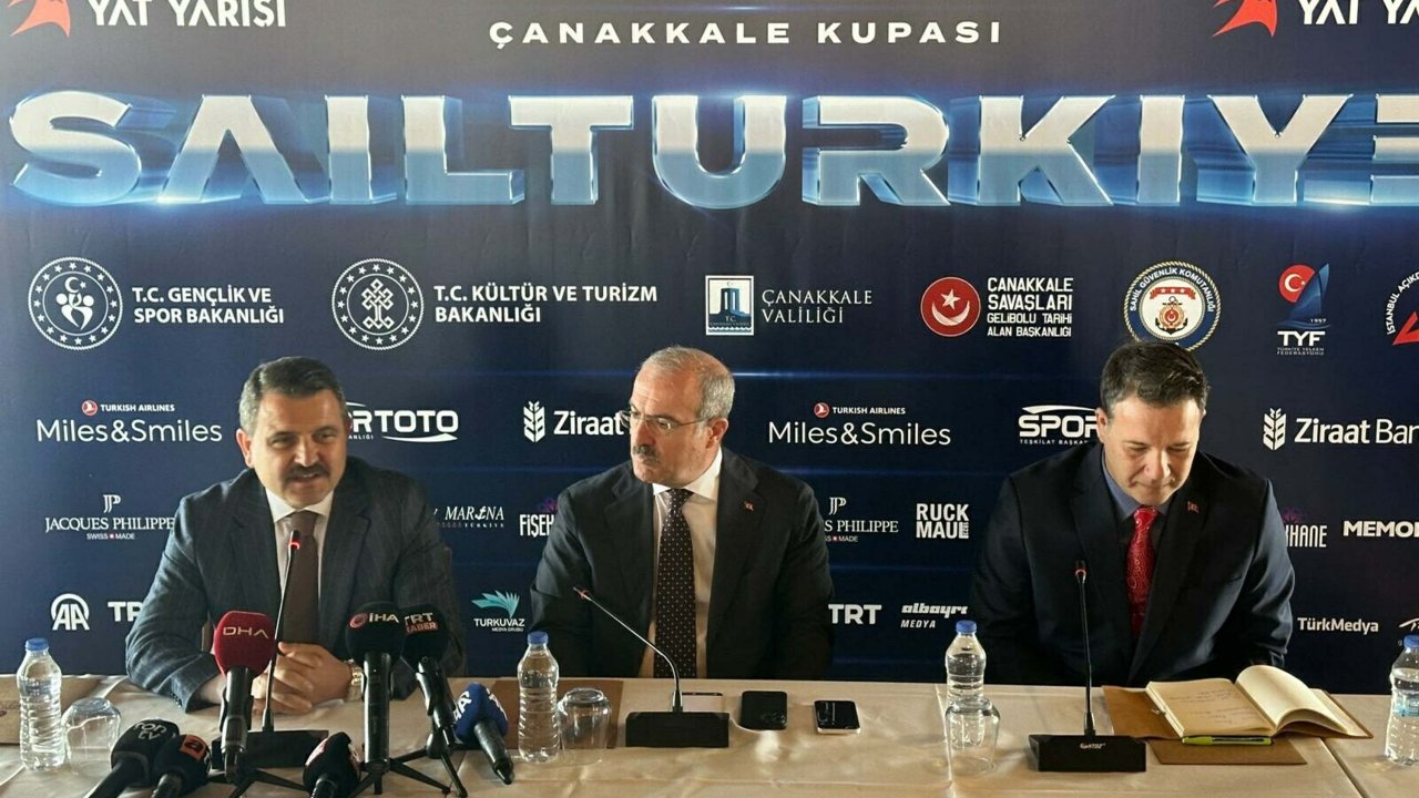 Cumhurbaşkanlığı 7'nci Uluslararası Yat Yarışları Çanakkale etabının lansmanı yapıldı