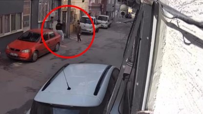 Doğal gaz kutusunu yumruklayıp kırdılar; o anlar kamerada