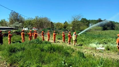 EDAK orman yangınları eğitimini bitirerek, akreditasyon sürecini tamamladı