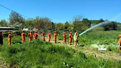 EDAK orman yangınları eğitimini bitirerek, akreditasyon sürecini tamamladı