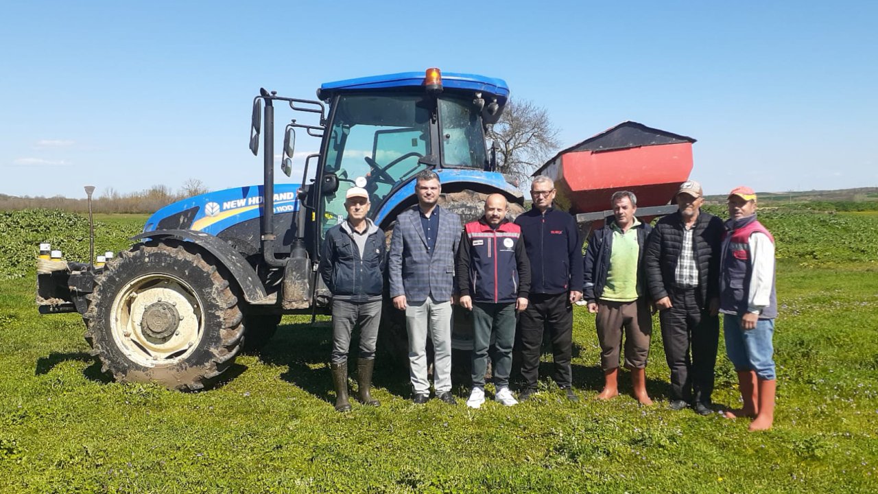 Edirne’de 100 dekarlık merada ıslah çalışması