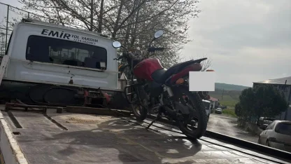 Edirne’de abart egzoz kullanan motosiklet sürücüsüne 24 bin lira ceza