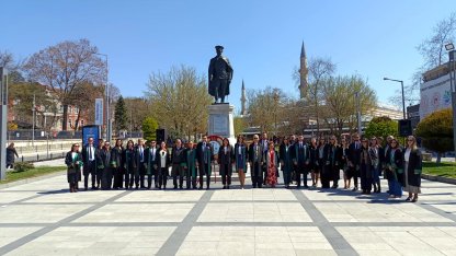 Edirne’de Avukat Günü dolayısıyla tören