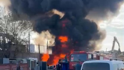 Edirne'de hurdacıda çıkan yangın söndürüldü