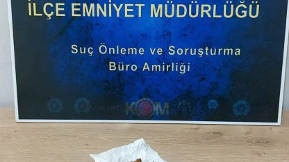 Edirne’de üzerinde uyuşturucuyla yakalanan şüpheliye gözaltı
