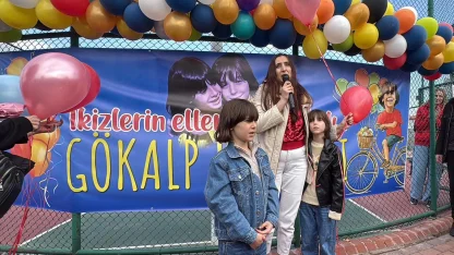 Kampanyası tamamlanan DMD'li Gökalp için bir araya gelip, gökyüzüne balon bıraktılar