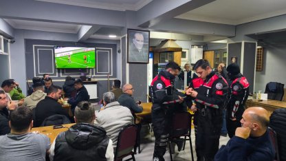 Keşan’da polisten ‘Huzur uygulaması’