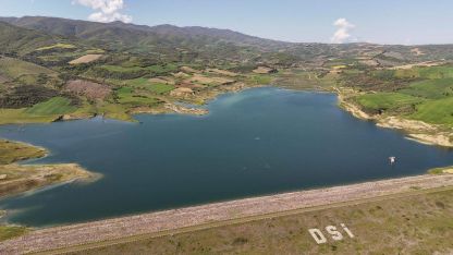 Kuruma noktasına gelen Naip Barajı'nda doluluk yağışlarla birlikte yüzde 22'ye yükseldi