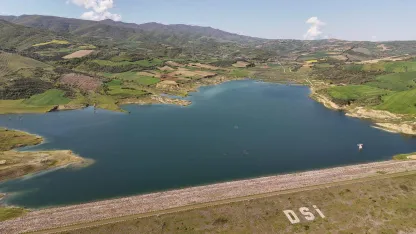 Kuruma noktasına gelen Naip Barajı'nda doluluk yağışlarla birlikte yüzde 22'ye yükseldi