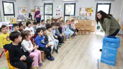 Nilüfer’de çocuklara geri dönüşüm eğitimi
