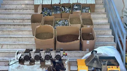 Sakarya'da 'kaçak tütün' operasyonu; 3 gözaltı