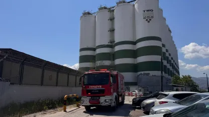 Siloya düşen işçi yaralandı