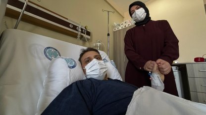 Siroz hastası eşini yaşatmak için 21 kilo verip, donör oldu