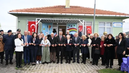 Türk Kadınlar Birliği’nce, Enez’de yenilenen ana sınıfı açıldı