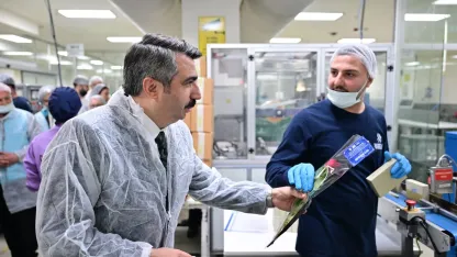 Belediye Başkanı Yılmaz'dan, emekçilere 1 Mayıs ziyareti