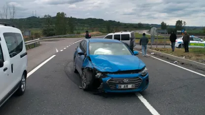 Enez Kaymakamı trafik kazasında yaralandı