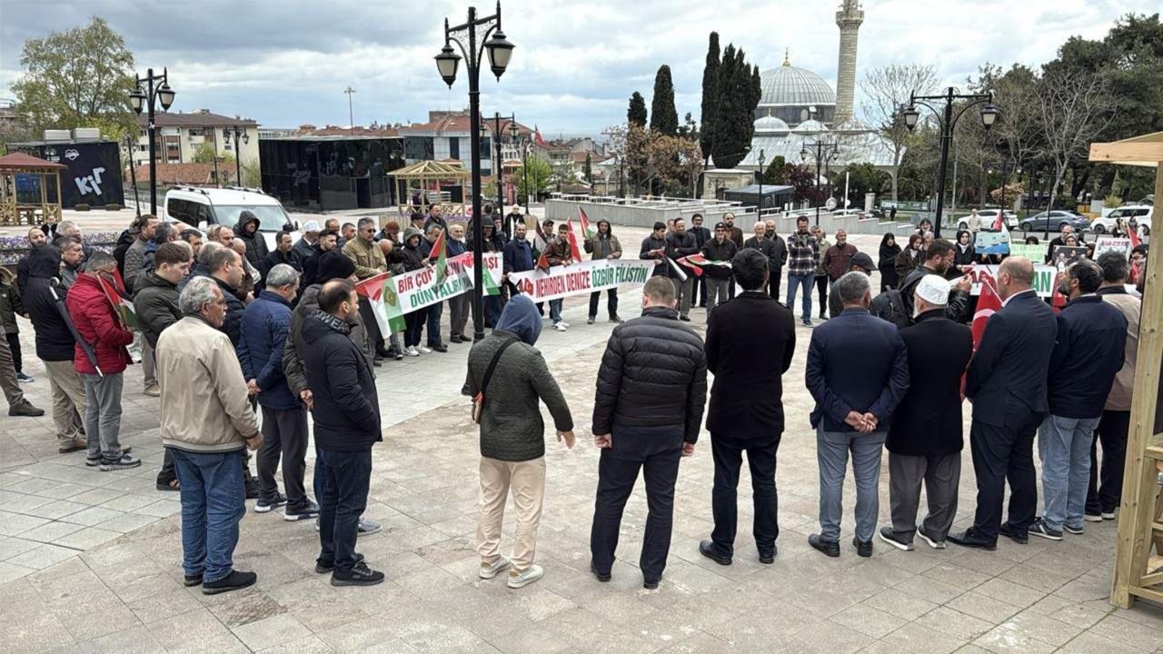 Tekirdağ'da Sumud Filosu'na saldırıya tepki