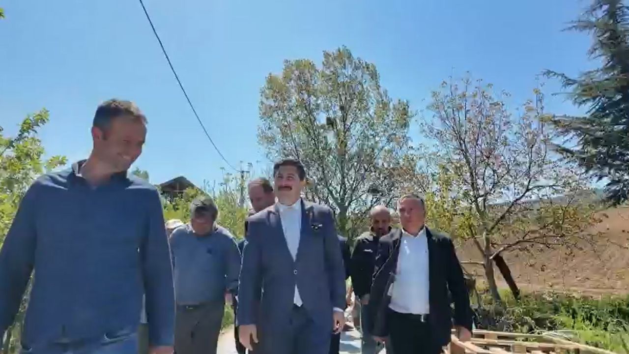 Yenişehir Belediye Başkanı Özel kırsal mahallerde incelemede bulundu