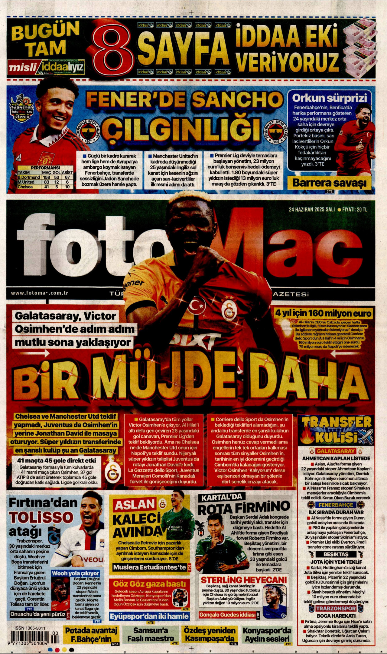 FOTOMAÇ Gazete Manşeti