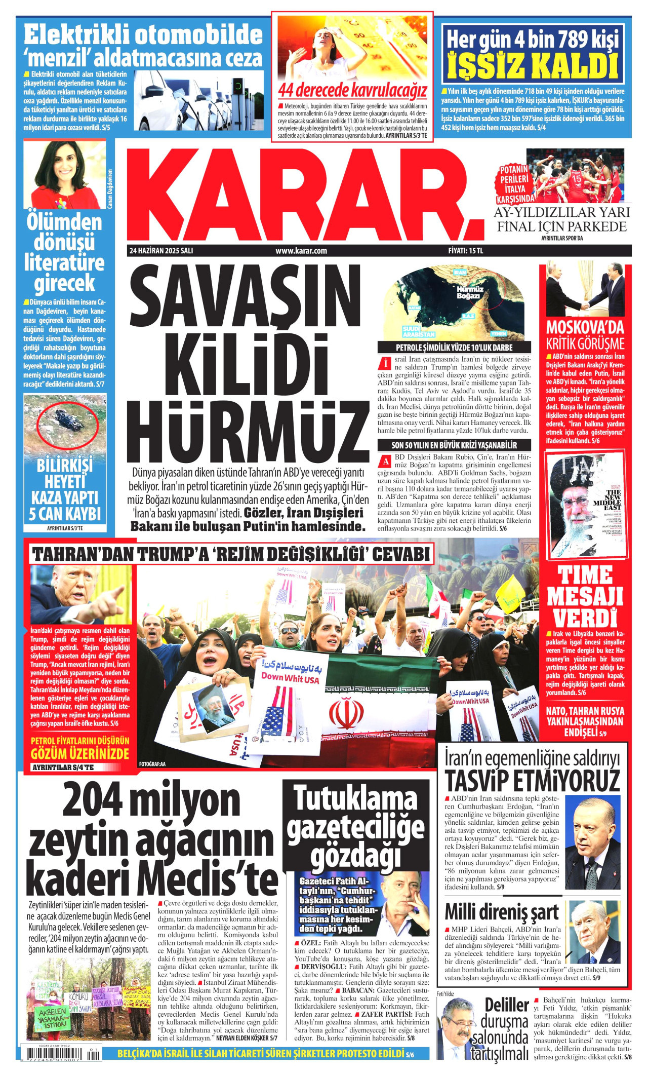 KARAR Gazete Manşeti