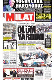 MİLAT Gazete Manşeti