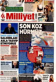MİLLİYET Gazete Manşeti