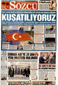 SÖZCÜ Gazete Manşeti