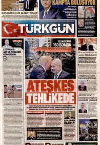 Türkgün Gazetesi Gazete Manşeti