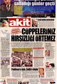 YENİ AKİT Gazete Manşeti